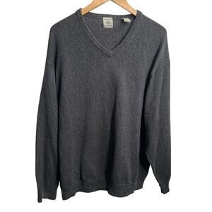 Latitude By Northern Isles Men's Heathered Blue/Gray 100% Cotton Sweater Size XL